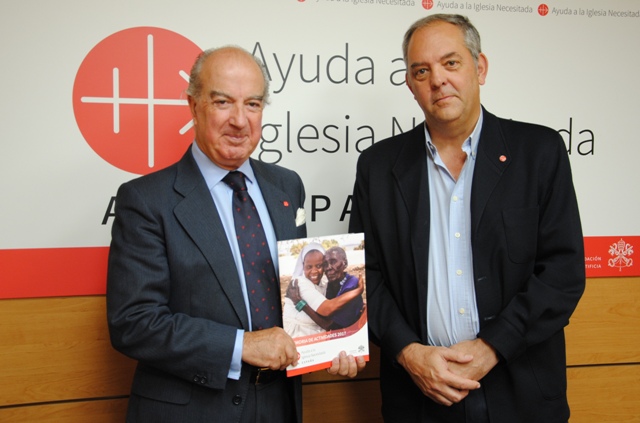 Presentación de la Memoria de Actividades 2017 de ACN España. (ACN)