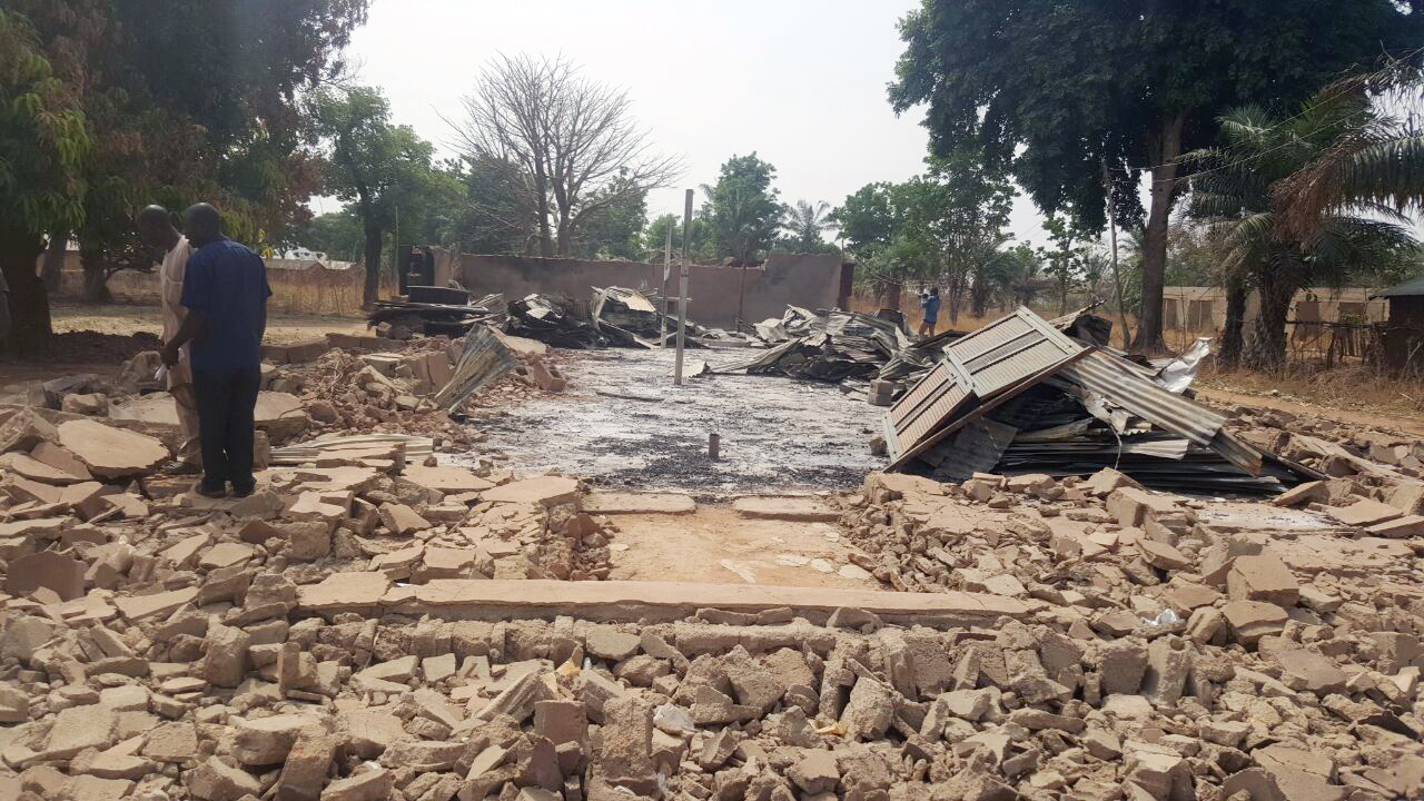 Nigeria, KadunaDestruction by fulani attacks 2017