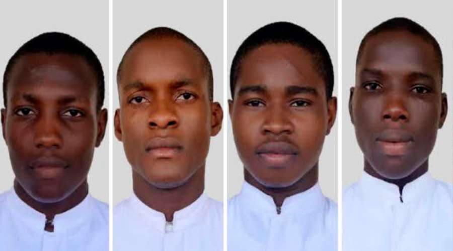 Seminaristas secuestrados en Nigeria. (ACN)