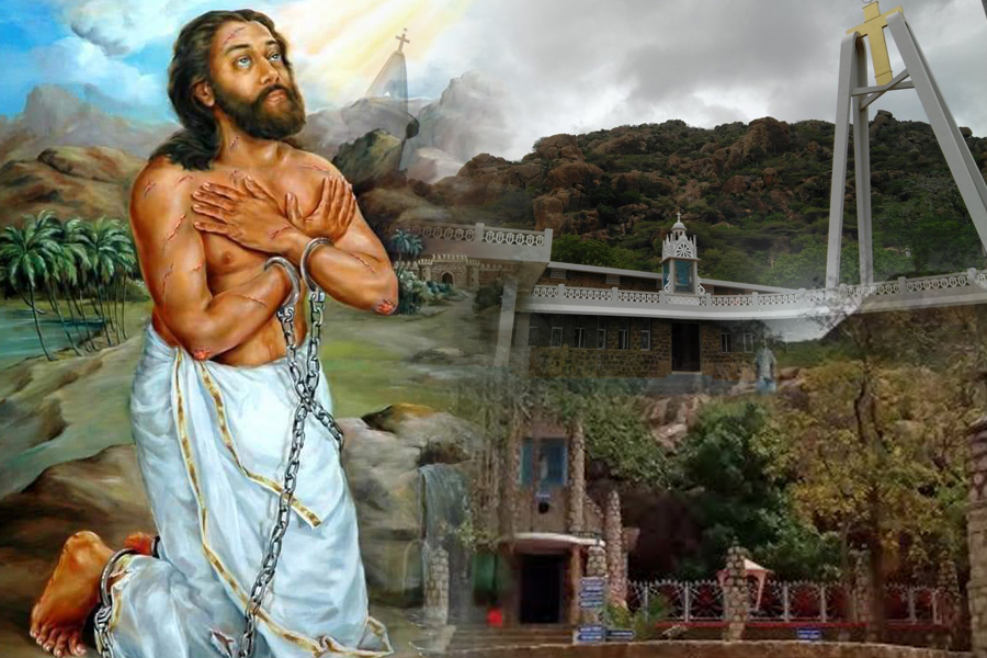 San Devasahayam Pillai, primer santo laico de la India.