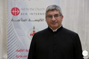 Padre Hugo Alaniz, sacerdote y misionero argentino en Alepo, Siria. (ACN)