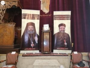 Fotos de los obispos Paul Yazigi de la Iglesia greco-ortodoxa y Youhanna Ibrahim de la Iglesia siro-ortodoxa, secuestrados en 2013. ACN
