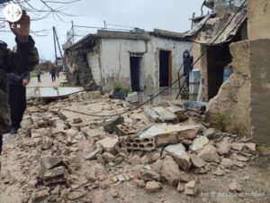 Viviendas dañadas tras el terremoto de Siria del 6 de febrero(ACN)