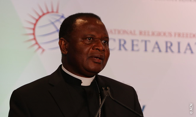 Mons. Jude Arogundade, obispo de Ondo, sur de Nigeria. (ACN)