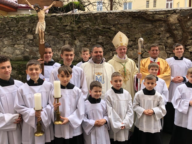 El obispo auxiliar y administrador apostólico de Mukachevo. (ACN)