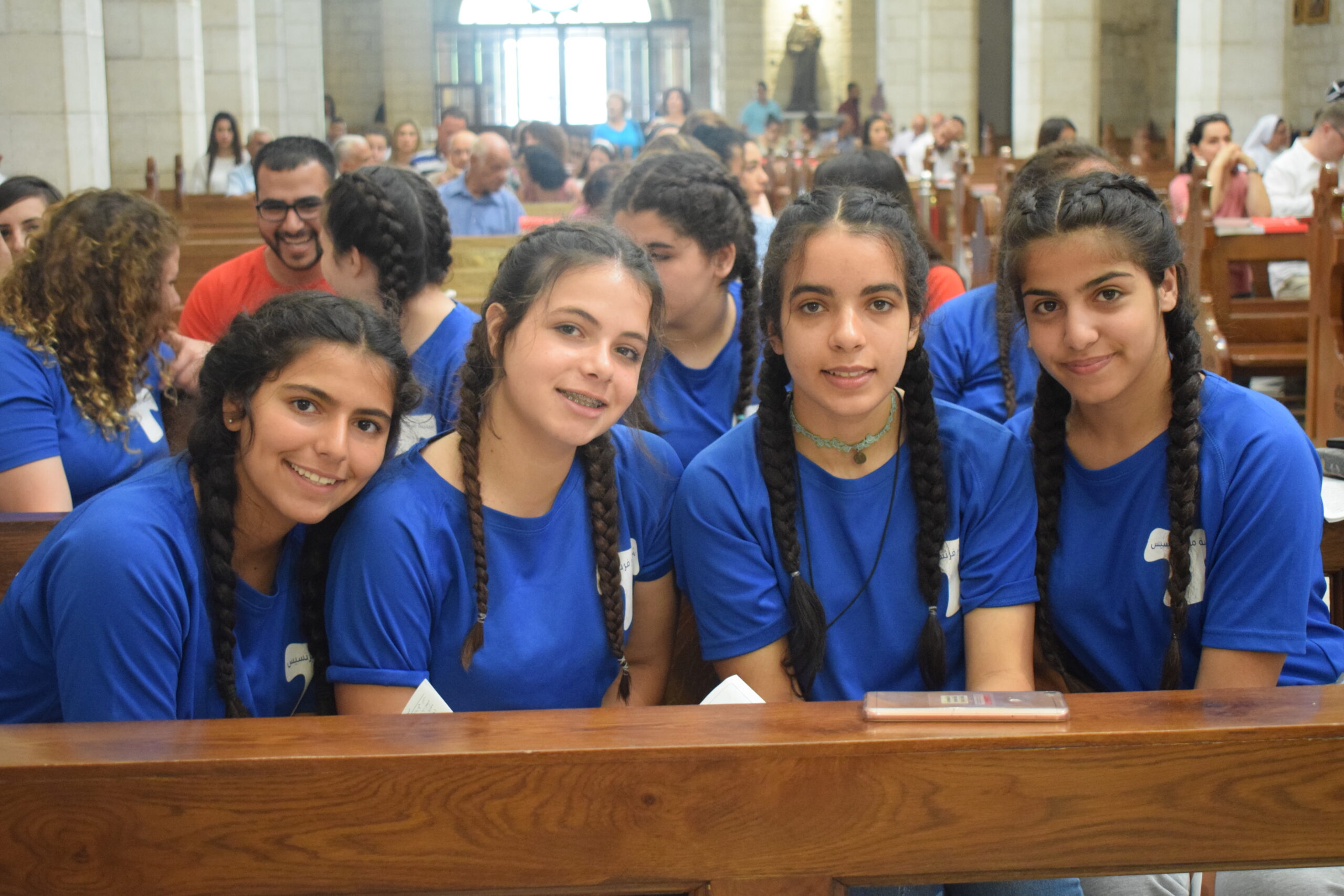 Jóvenes participando en actividades de la parroquia de Santa Catalina. (ACN)
