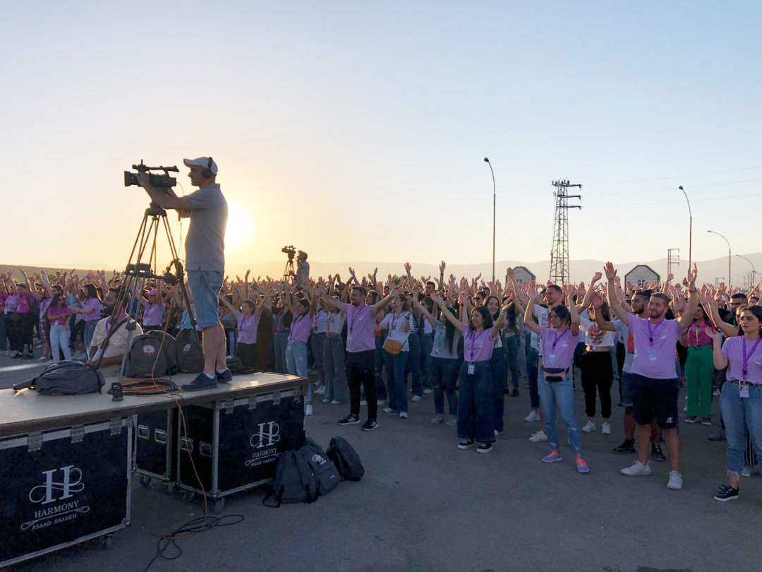 Bailan los jóvenes de Siria en la JMJ de su país. (ACN)