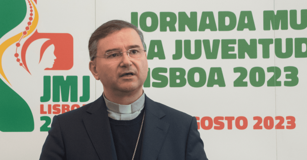 Mons. Americo Aguiar, obispo auxiliar de Lisboa y presidente de la Fundación JMJ Lisboa 2023.