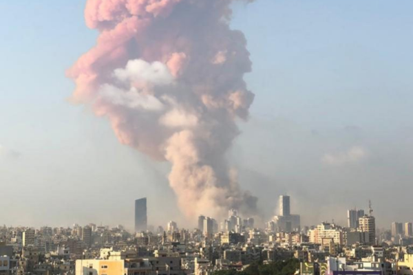Explosión en el puerto de Beirut. (ACN)