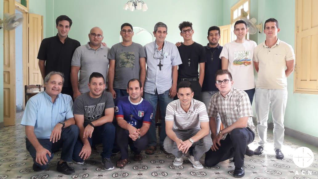 Seminaristas del seminario de San Carlos y San Ambrosio, de La Habana. (ACN)