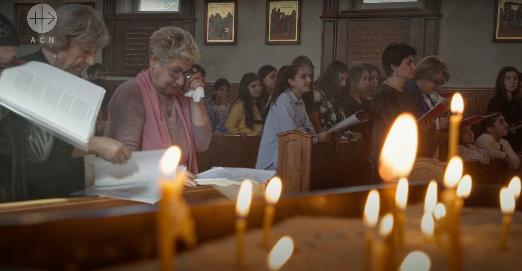 Santa Misa en la Iglesia católica asirio-caldea, Tbilisi