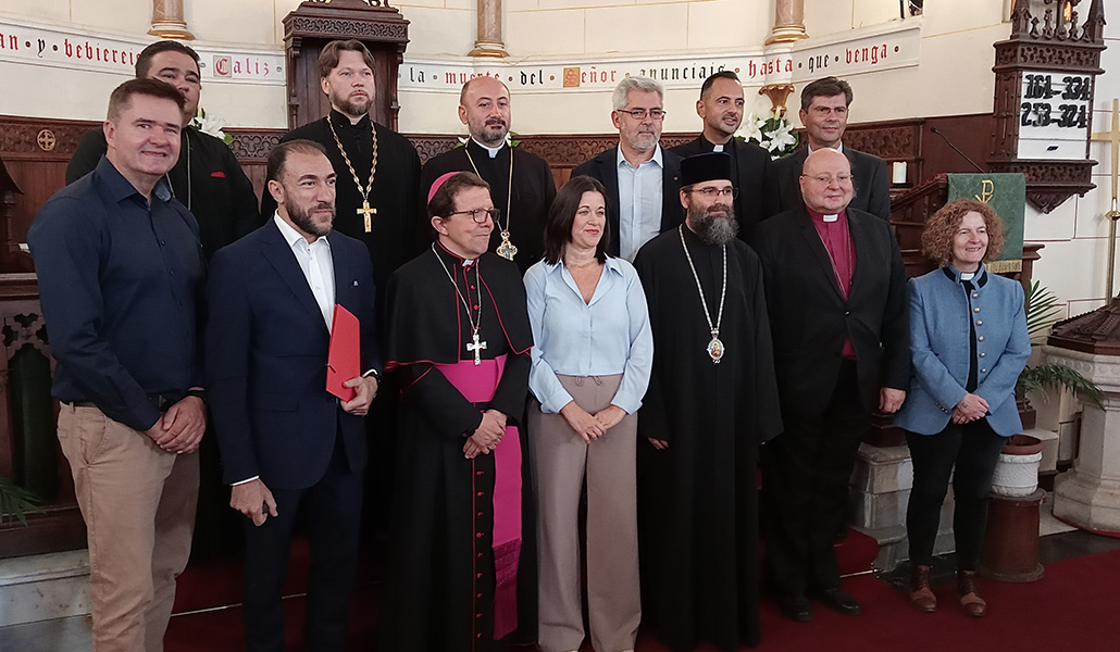 Reunión para la creación de la Mesa de Diálogo Interconfesional. (Foto: José Calderero-Alfa y Omega))