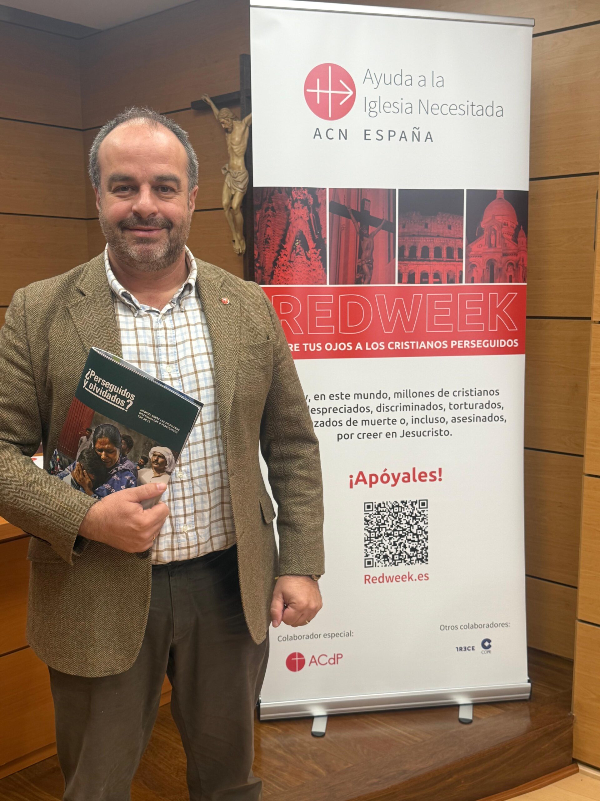 José María Gallardo, director de ACN España, en la presentación de la REDWEEK 2024. (ACN)