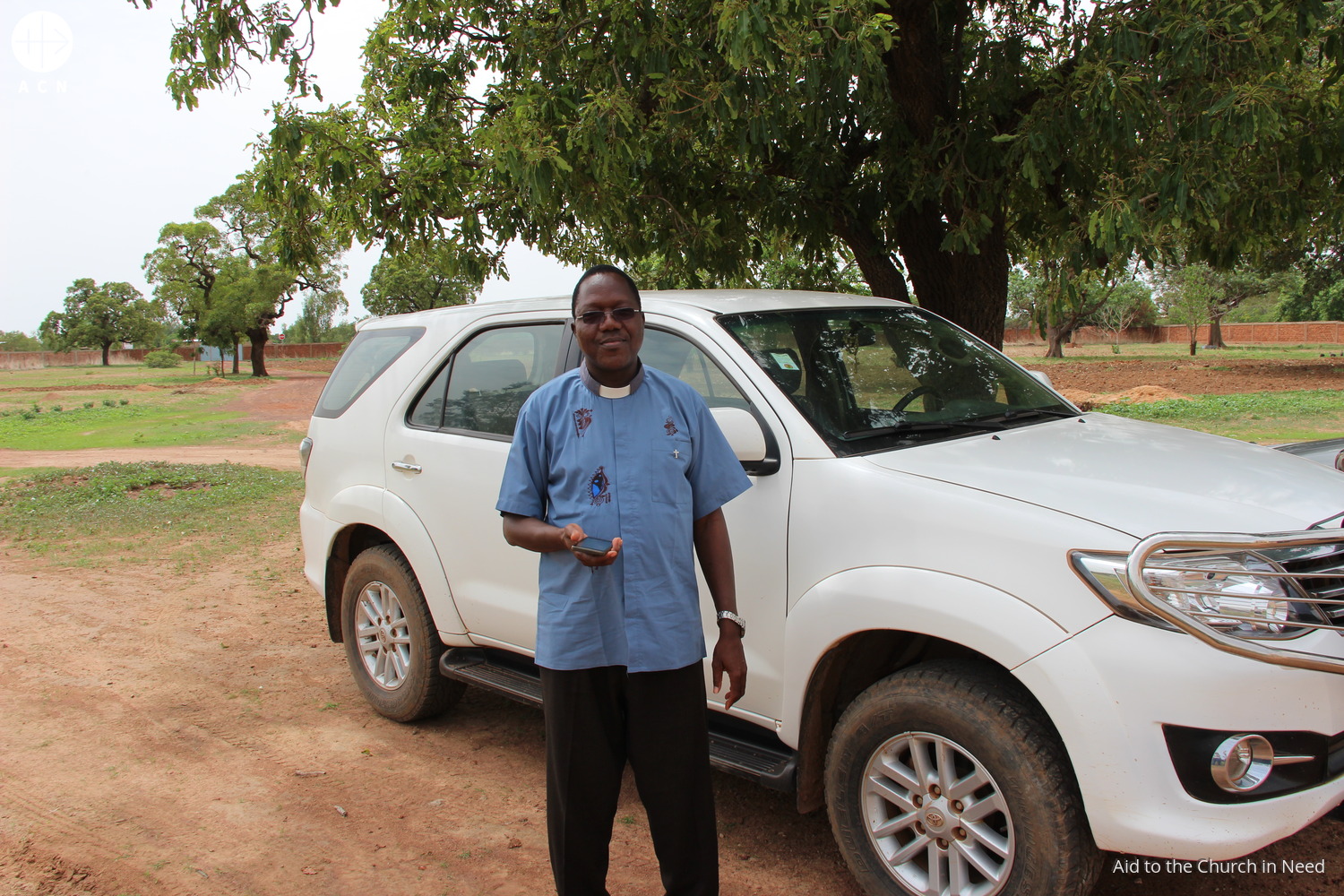 El p. Kisito Konaté, encargado de la comisión diocesana de familia