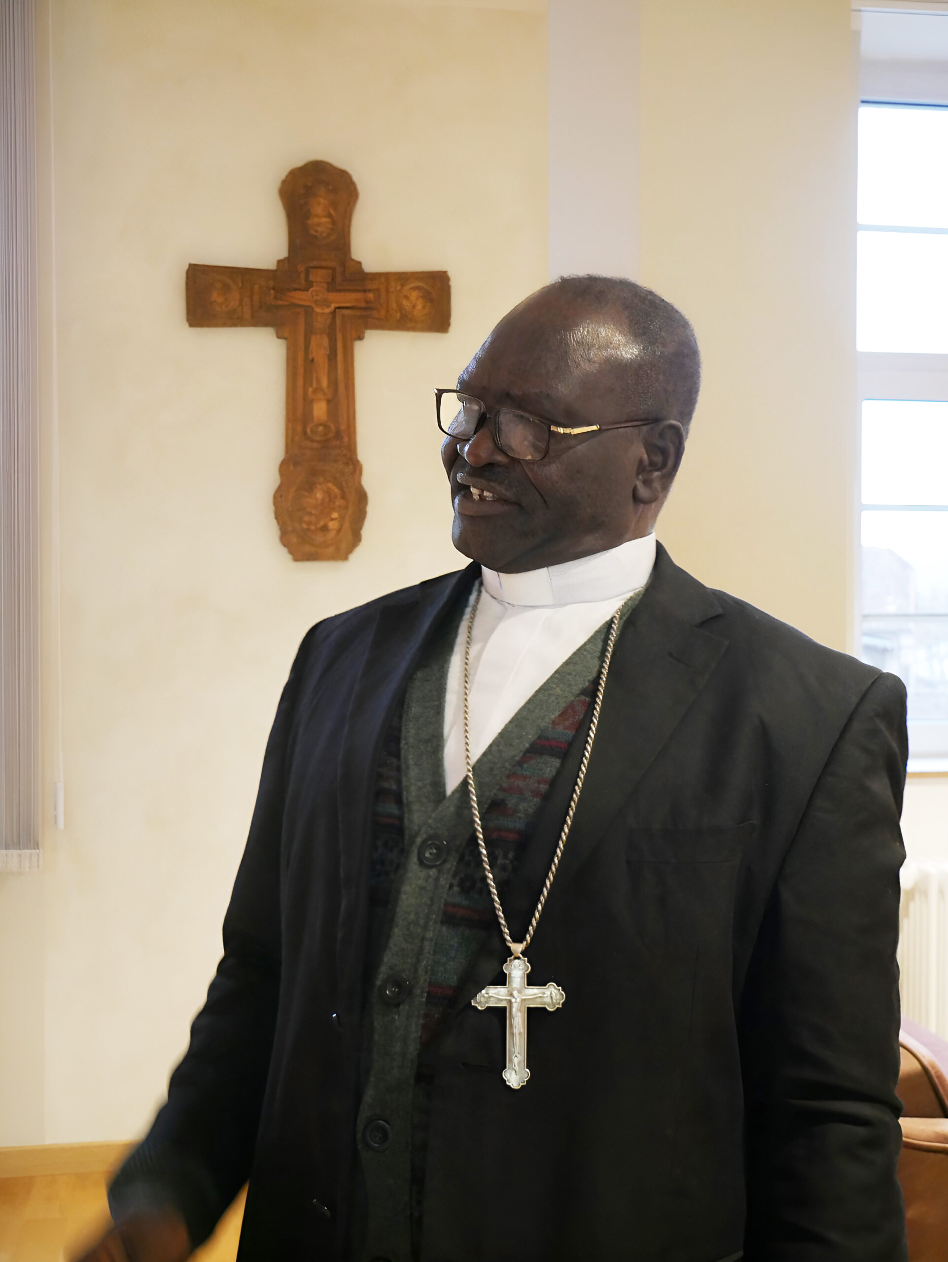 Visit of Bishop Tombe Trille of El Obeid, Sudan, to ACN International in November 2024