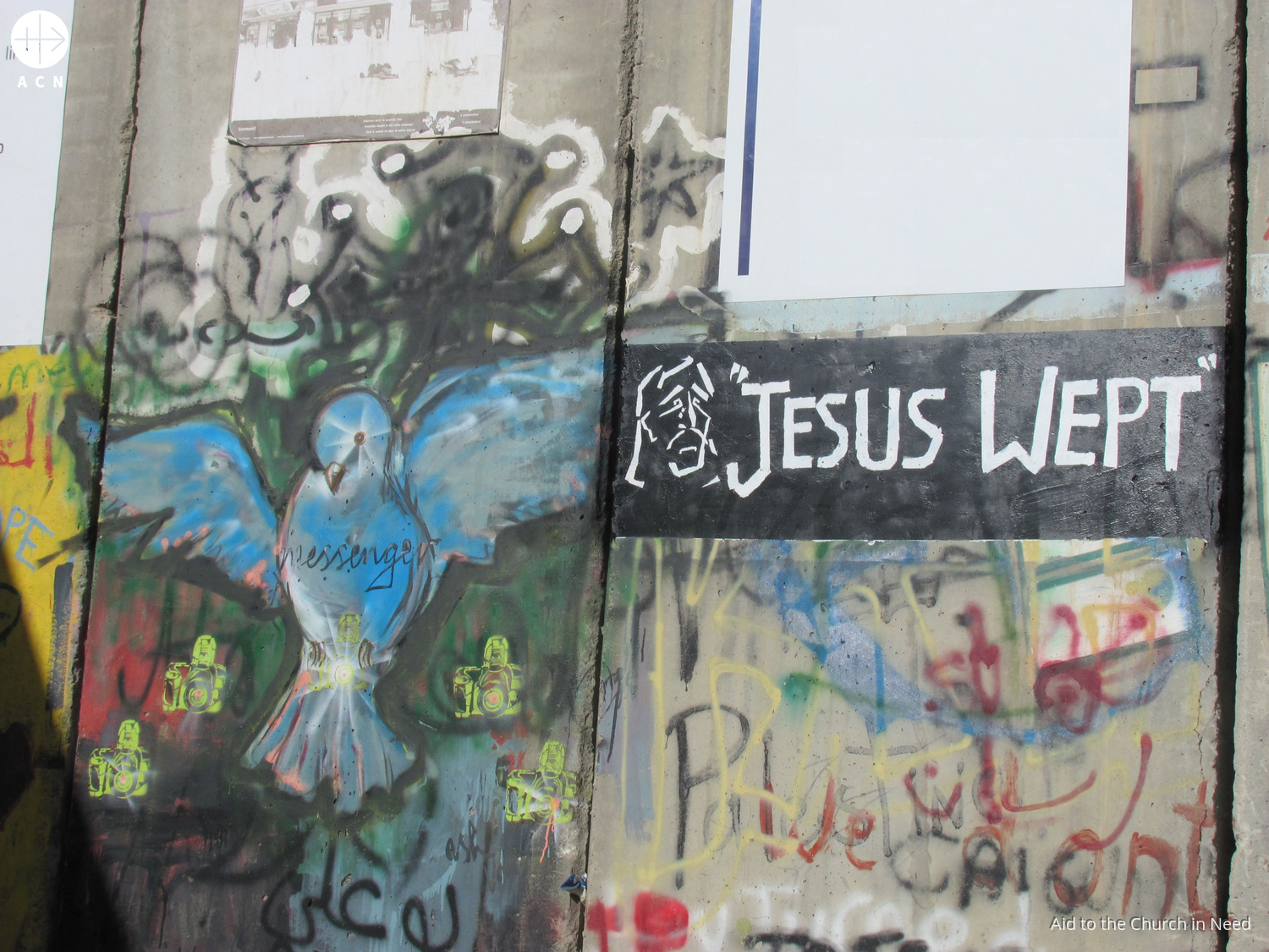 Grafiti en el muro de Belén