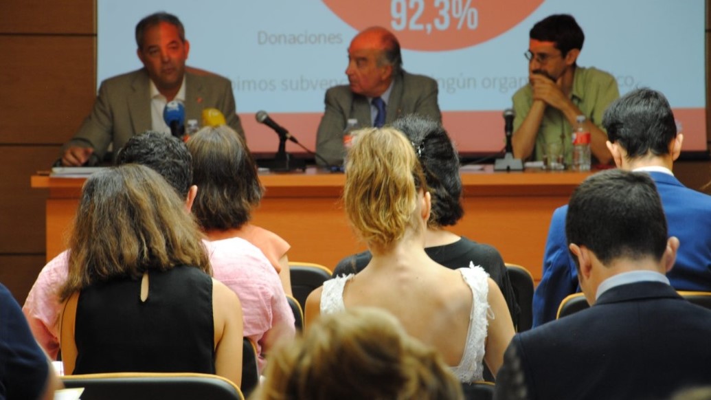 Presentación de la Memoria de Actividades 2016 de ACN España. (ACN) Presentación de la Memoria de Actividades 2016 de ACN España. (ACN)