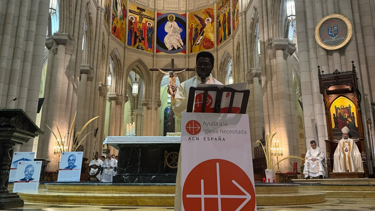 Celebración de la IX Noche de los Testigos en la catedral de la Almudena de Madrid