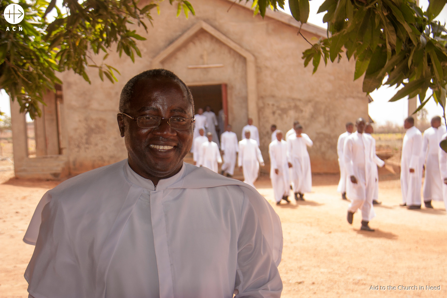 Monseñor Habila Tyiakwonaboi Daboh, obispo de Zaria, en el norte de Nigeria