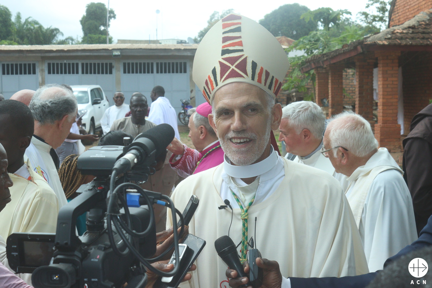 Mons. Aurelio Gazzera, obispo coadjutor de Bangassou. (ACN)