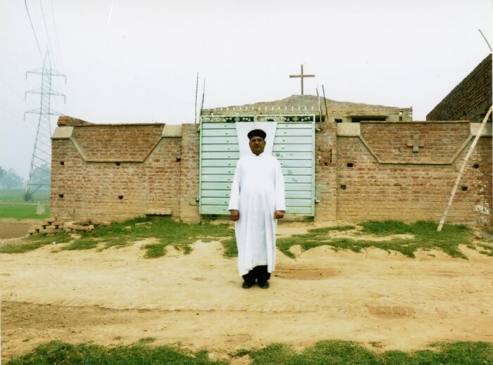 Construction of a church at Rehempur Chak 5/4.L, Okara