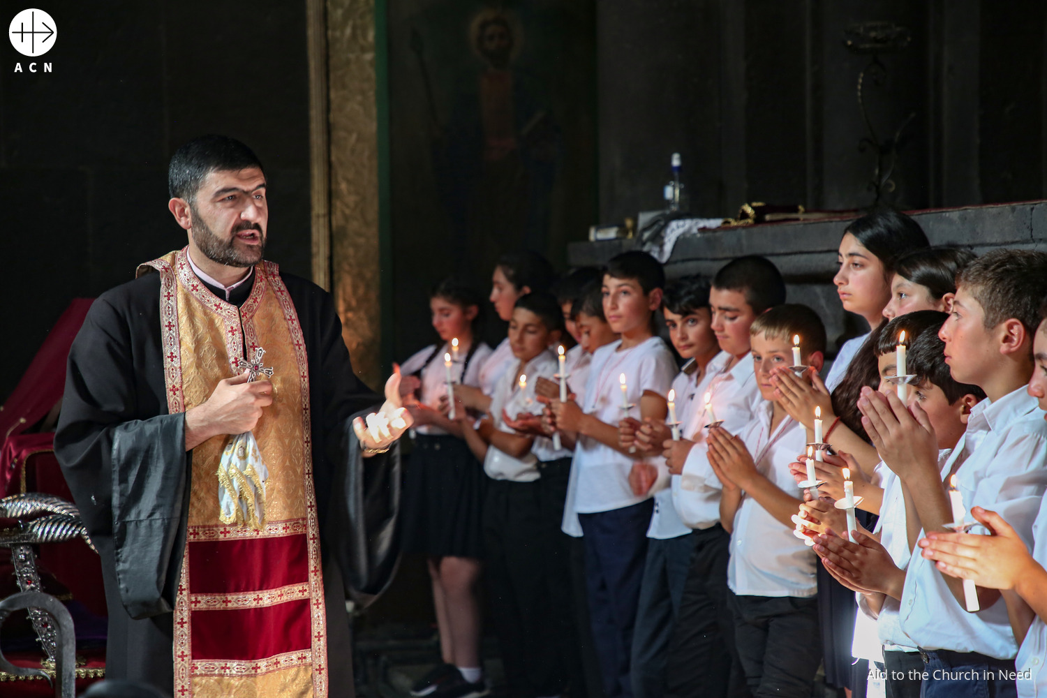 Campamento de verano en el campamento de Nuestra Señora de Armenia