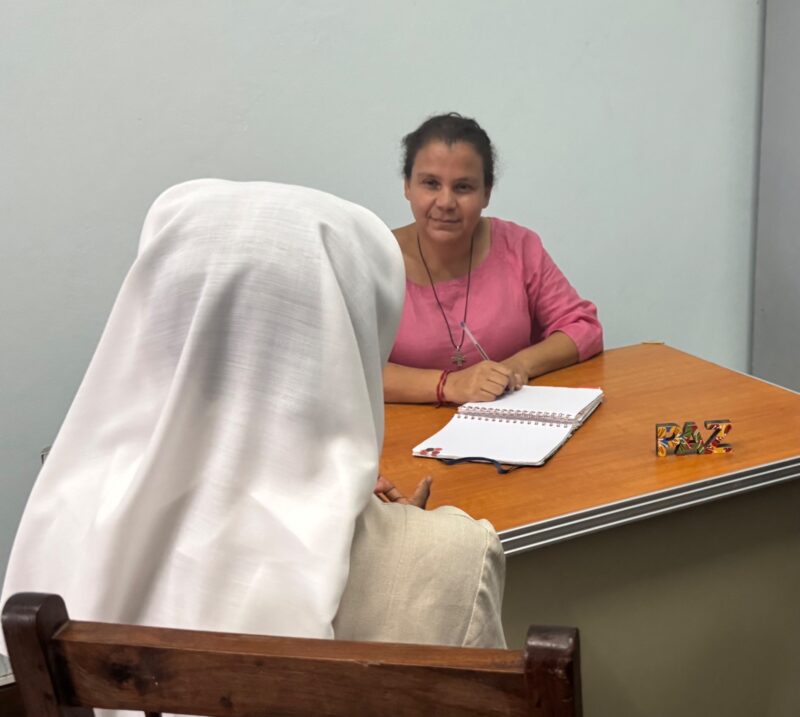 Sister Aparecida Queiroz, from the Congregation of the Daughters of Jesus