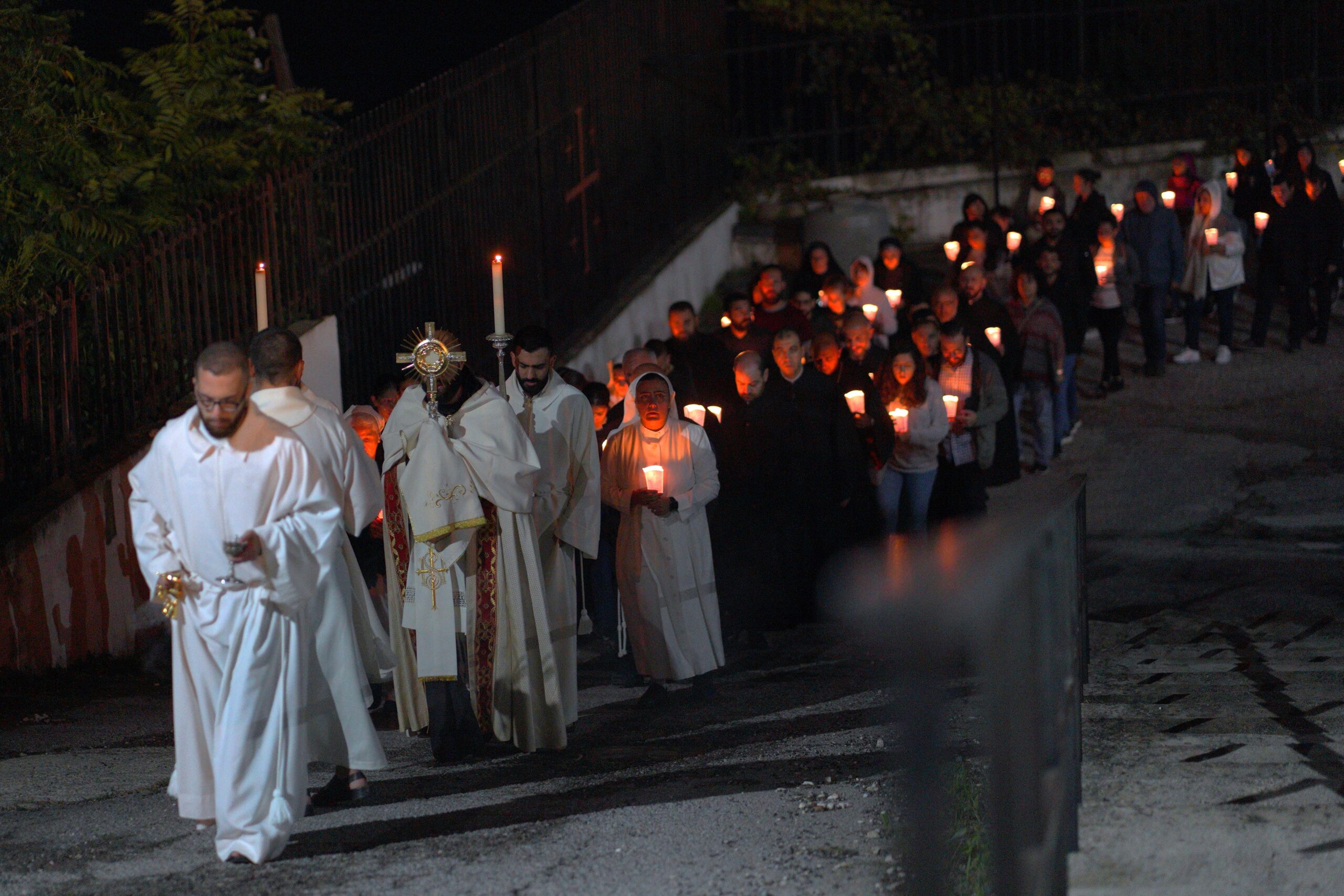 Oración por la paz en Harissa (Líbano)