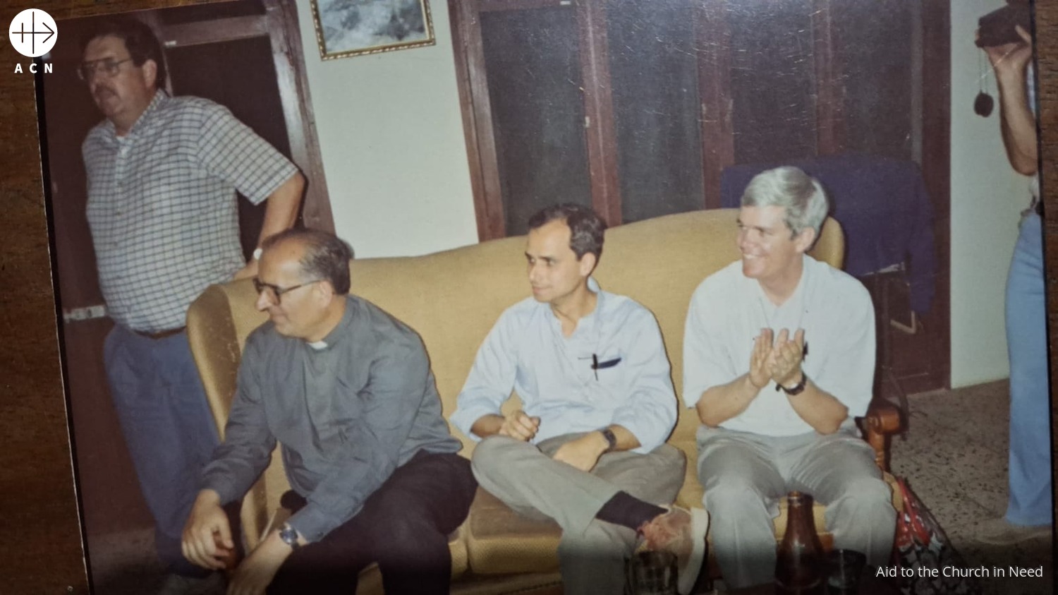 El P. Prevost (actual Papa León XIV) durante su estancia en Perú
