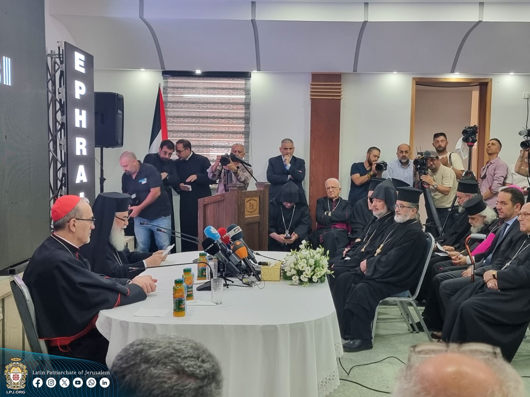 Declaración conjunta de los Patriarcas y líderes de las Iglesias de Jerusalén en Taybeh (Cisjordania) - © LPJ Latin Patriarch of Jerusalem