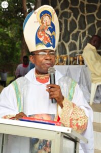 Monseñor Gabriel Dunia, obispo de la diócesis de Auchi (Nigeria)