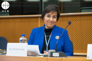 Marcela Szymanski, editora jefe del ‘Informe de Libertad Religiosa en el Mundo’ de ACN. ©EP Marcela Szymanski, editora jefe del 'Informe de Libertad Religiosa en el Mundo' de ACN. ©EP