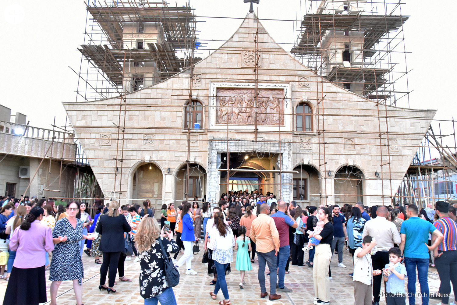 Restauración de la Iglesia de San Benham y Santa Sara, en Qaraqosh (Irak)