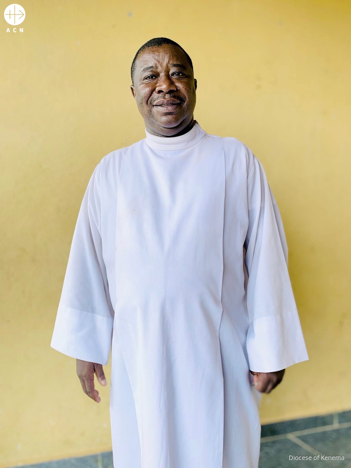 El padre Agustine Amadu, sacerdote asesinado en Sierra Leona. © Diocese of Kenema
