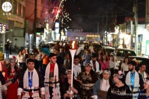Fieles de todas las Iglesias de Irak durante la fiesta de la Exaltación de la Santa Cruz © Archidioceses of Erbil
