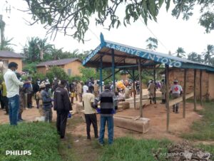 Funeral de las víctimas de la masacre en Ntoyo (Congo)