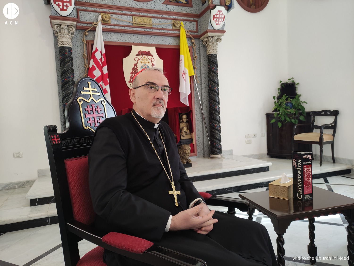 El cardenal Pierbattista Pizzaballa, patriarca latino de Jerusalén El cardenal Pierbattista Pizzaballa, patriarca latino de Jerusalén