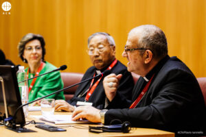 Monseñor Jacques Mourad durante su intervención en la presentación del informe en Roma. © ACN/Flavio Ianniello Monseñor Jacques Mourad durante su intervención en la presentación del informe en Roma. © ACN/Flavio Ianniello