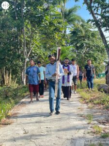 Via Crucis en el Vicariato Apostólico de Mitú (Colombia). Foto de archivo