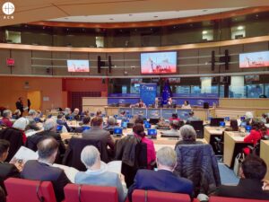 La conferencia fue celebrada en el Parlamento Europeo el miércoles 3 de diciembre