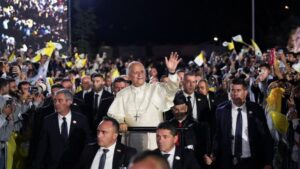 Encuentro del Papa León XIV con jóvenes libaneses en Bkerké, Líbano. (Foto: Exaudi) Encuentro del Papa León XIV con jóvenes libaneses en Bkerké, Líbano. (Foto: Exaudi)