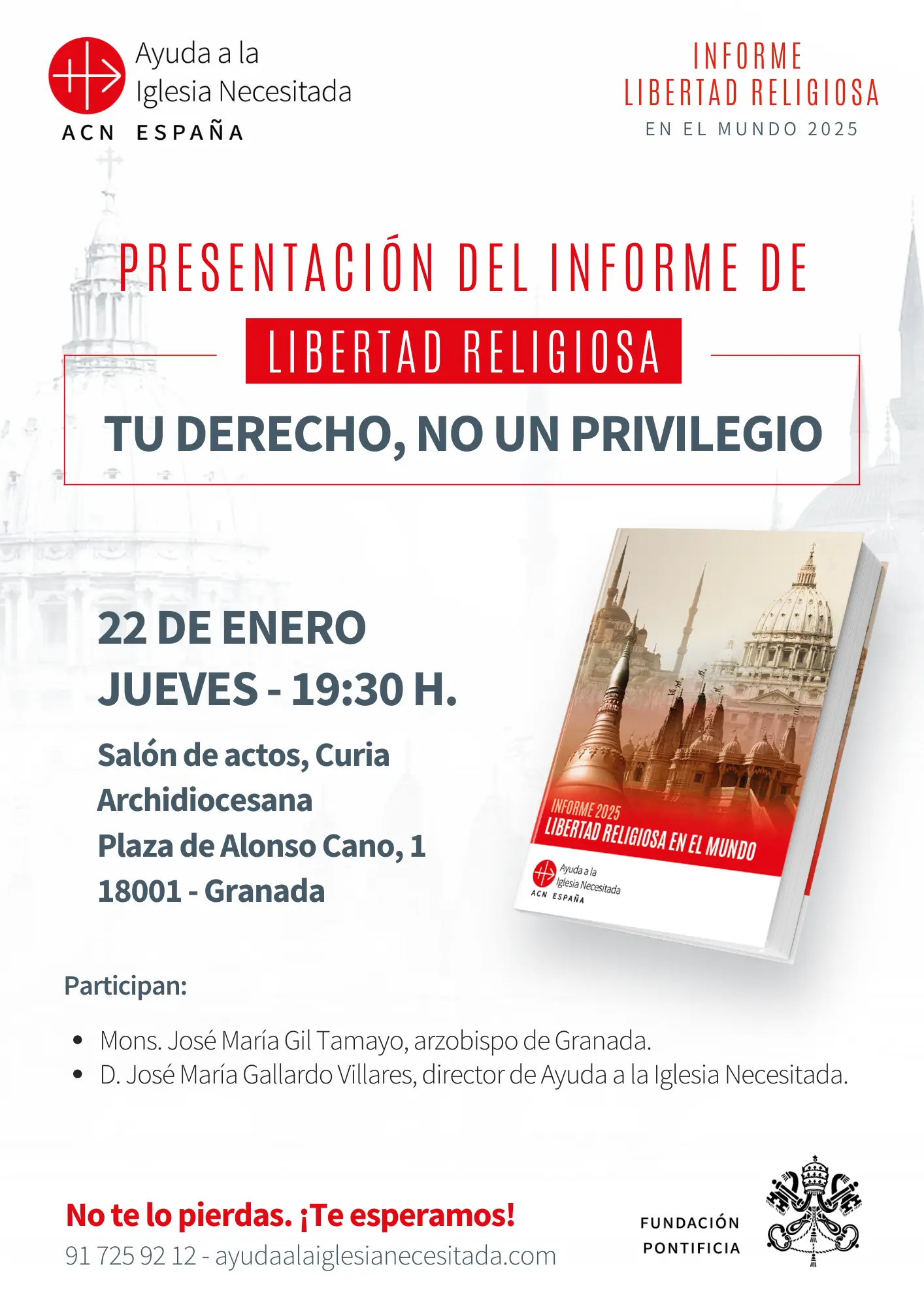 Presentación del Informe de Libertad Regliosa