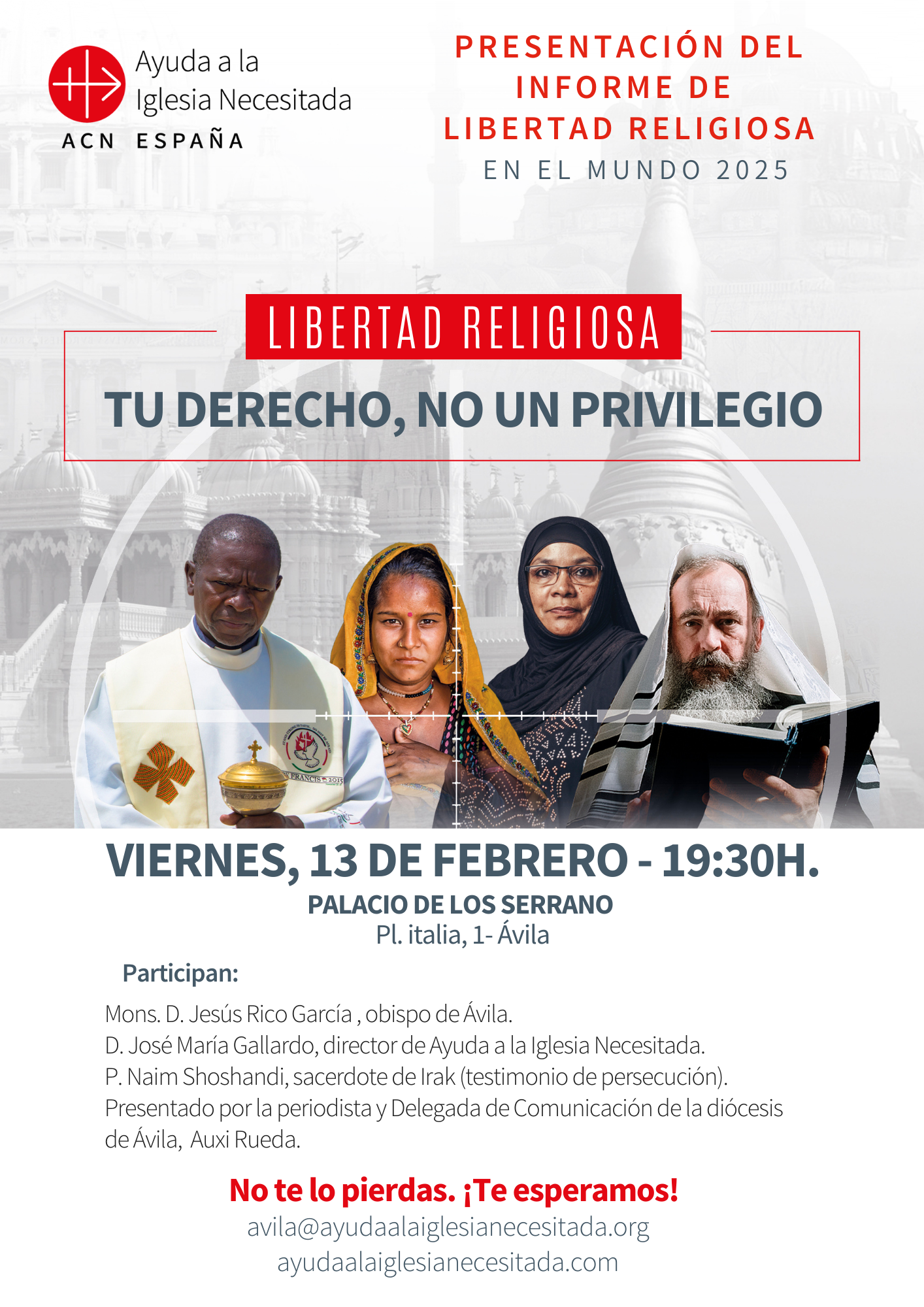 Presentación del Informe de Libertad Religiosa en Ávila