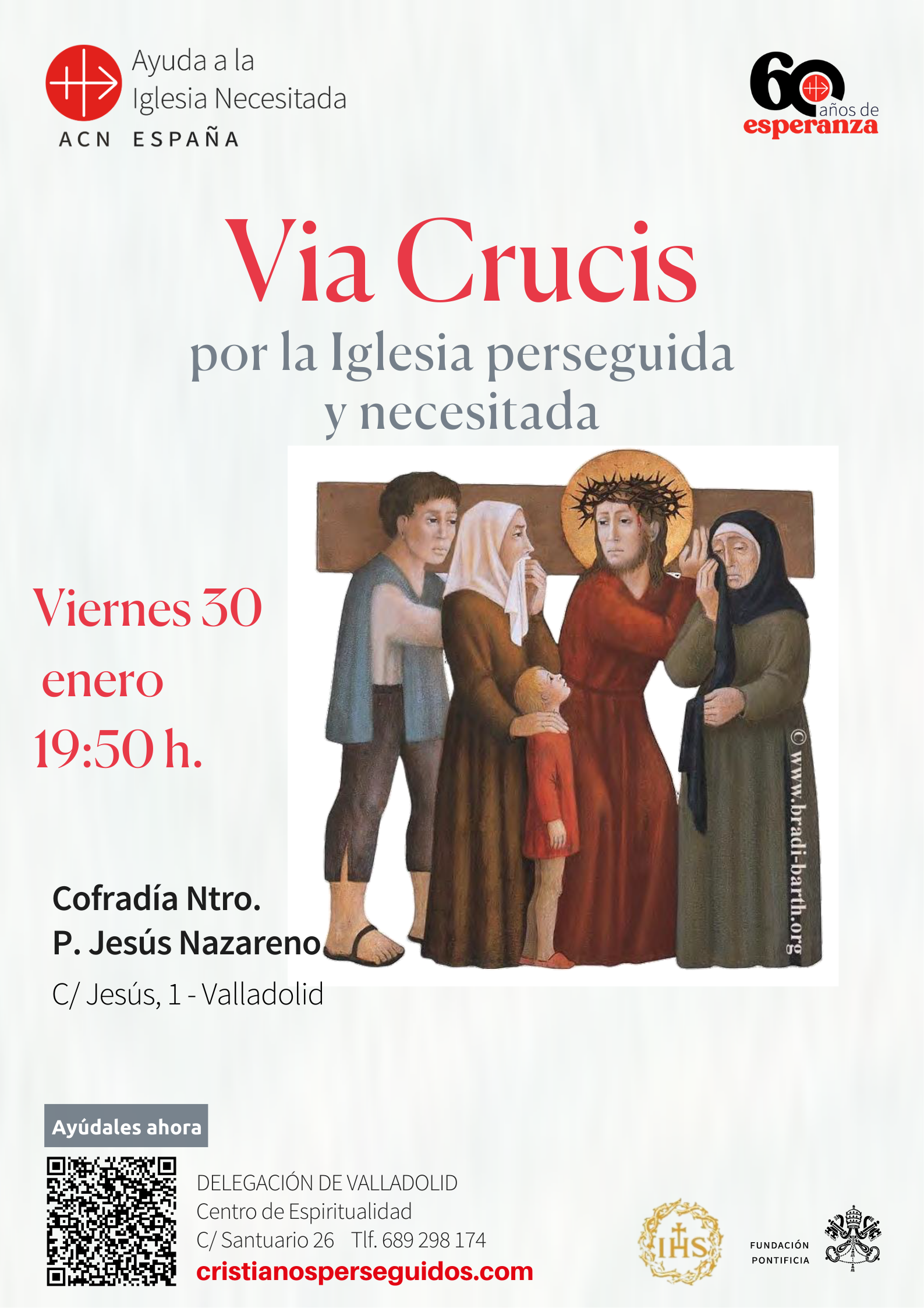 Vía Crucis por los cristianos perseguidos en Valladolid