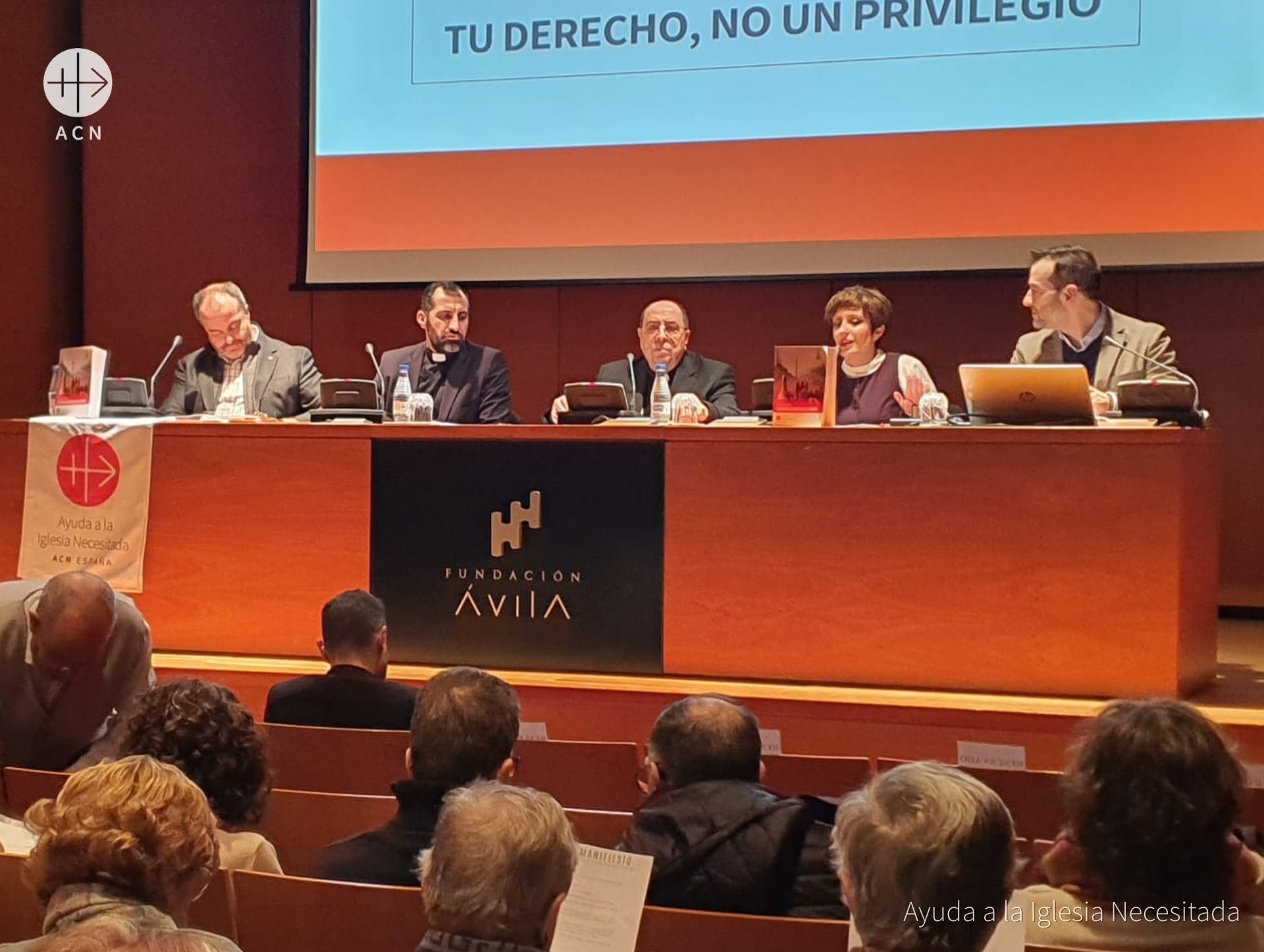 Presentación del Informe Libertad Religiosa en el Mundo 2025 en Ávila