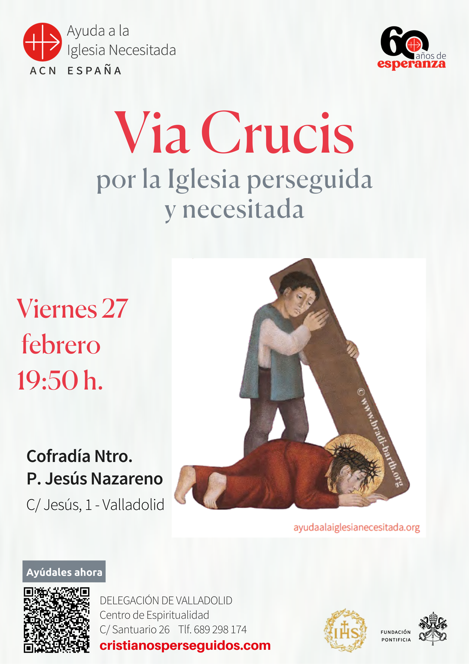 Vía Crucis por los cristianos perseguidos en Valladolid