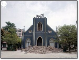 Daños en una parroquia de Mandalay (Myanmar) causados por el terremoto de 2025