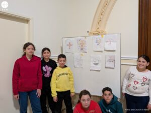 Niños desplazados en el refugio del Patriarcado Católico Greco-Melquita de Beirut (Líbano)