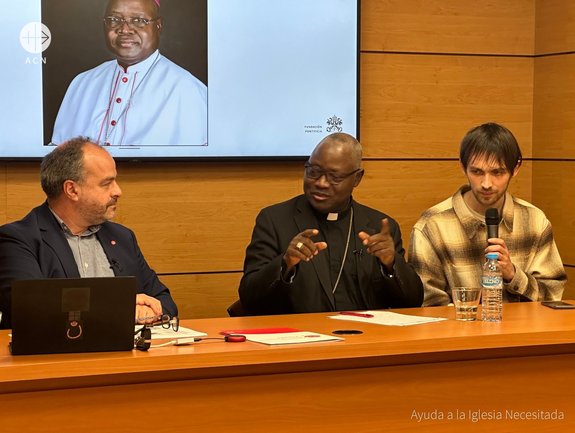 Monseñor Ignatius Kaigama, arzobispo de Nigeria, durante la presentación de la campaña 'Sana Nigeria' de ACN. © ACN España