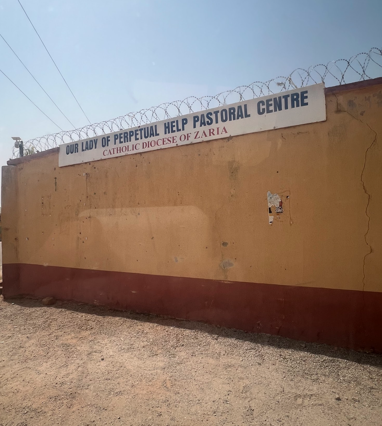centro pastoral en la diócesis de Zaria, Nigeria
